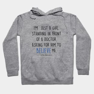 I'm just a SPOONIE (black font) Hoodie